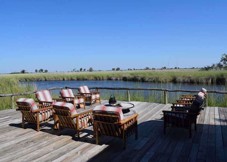 The main area at Xakanaxa Camp
