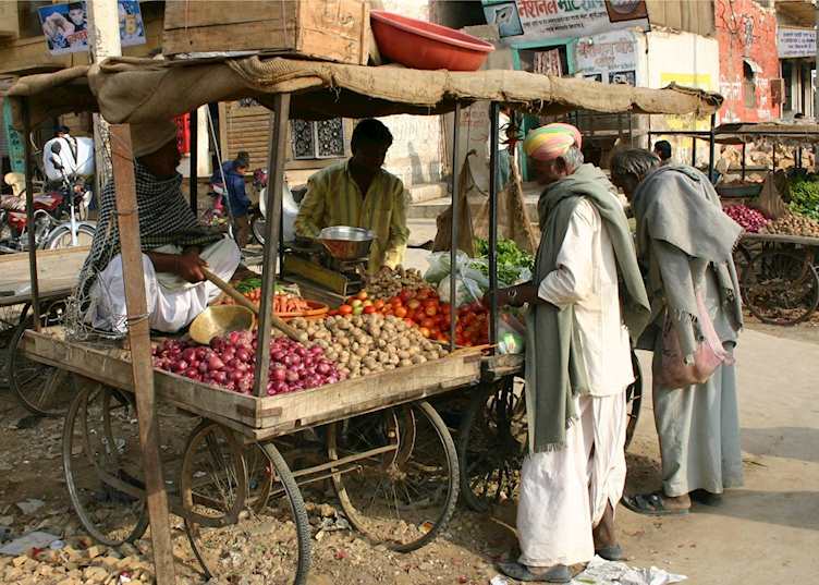 Market in rural Rajasthan