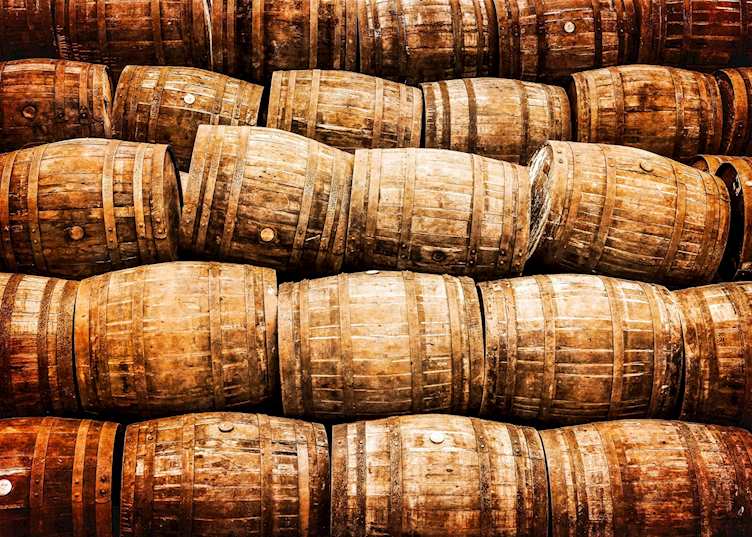 Whisky barrels