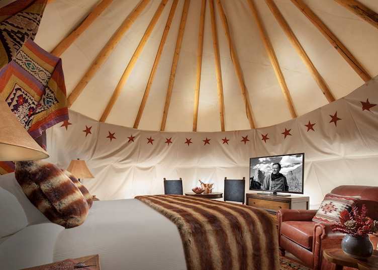 Capitol Reef Resort Teepee Interior