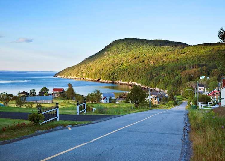 The village of Port-au-Persil near La Malbaie, Québec