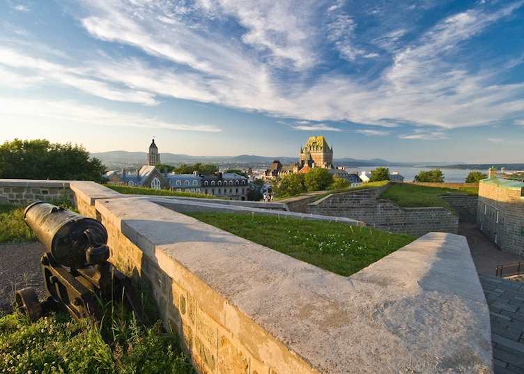 Battlements behind Québec City