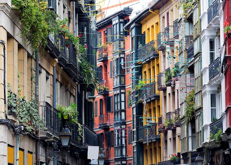 Traditional houses, Bilbao