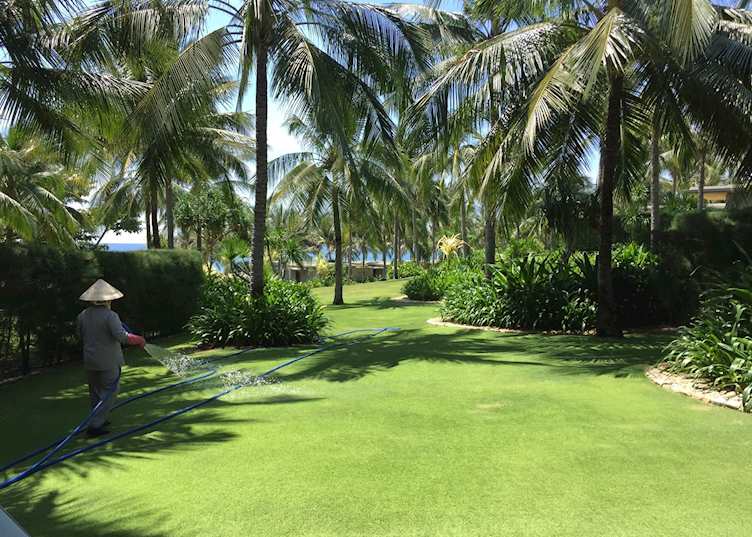 Landscaped gardens at MIA