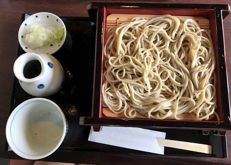Handmade soba in Yufuin