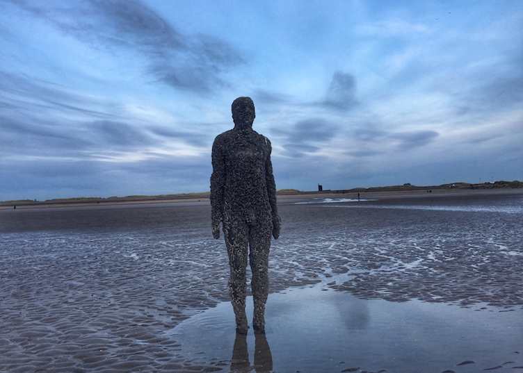 Anthony Gormley's 'Another Place' statues