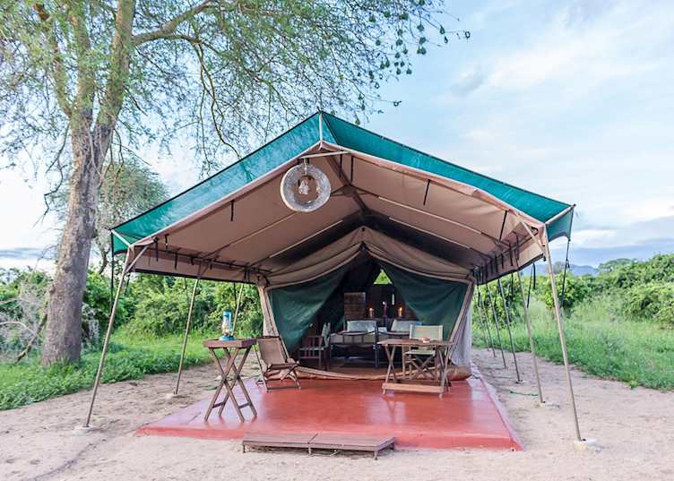 Tent at Mdonya Old River Camp