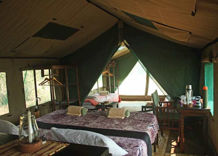 Tent at Mdonya Old River Camp