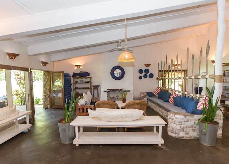 Lounge area at Chintheche Inn
