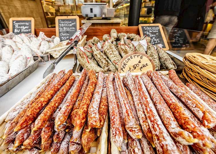 Saucisson for sale, Lyon