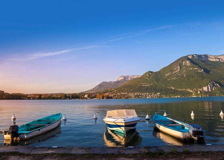 Boats on Lac d'Annecy, Annecy
