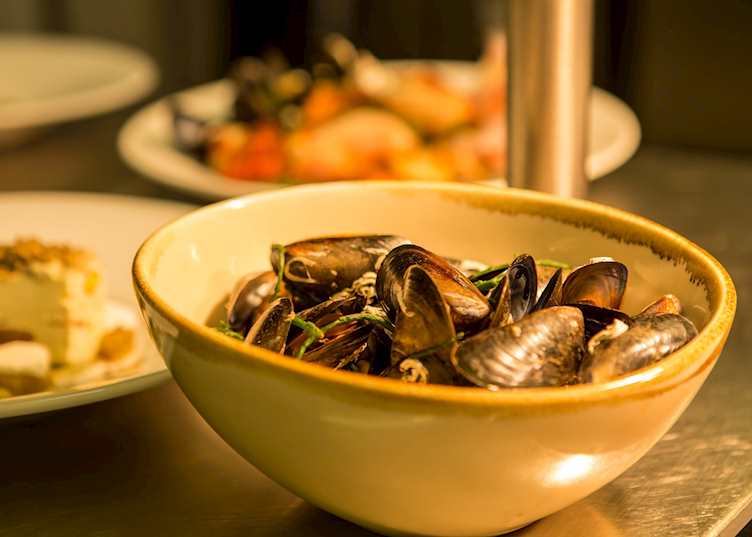 Mussels at the Islay Hotel