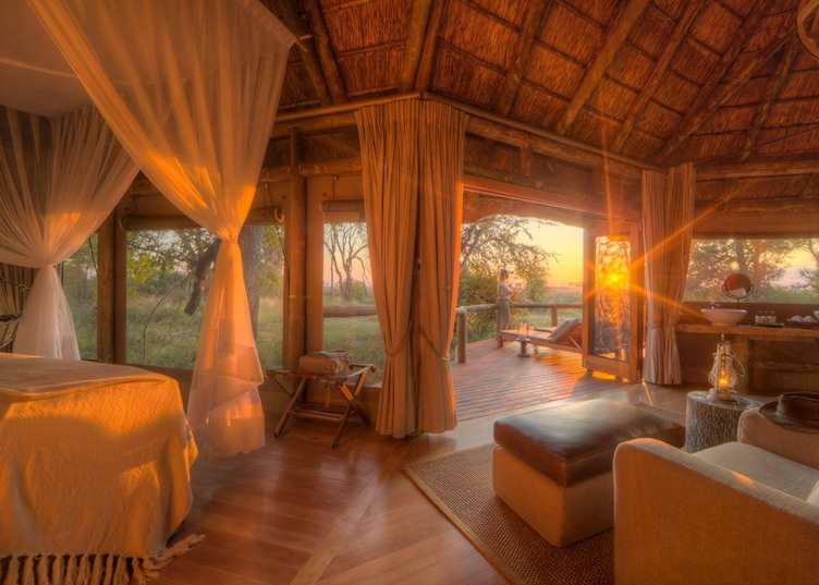 Camp Moremi bedroom 