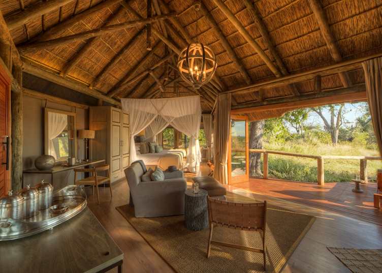 Camp Moremi bedroom