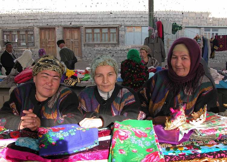 Traders at Urgut market