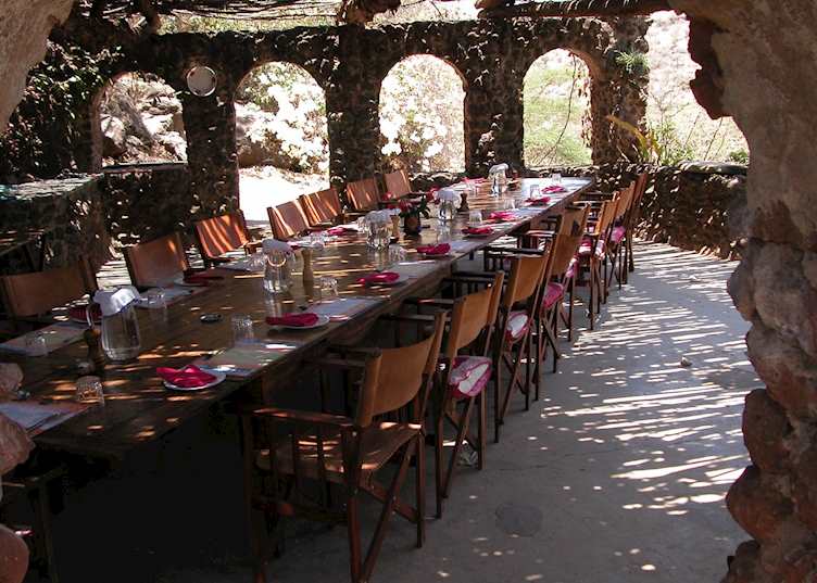 Dining at Lewa Wilderness Trails