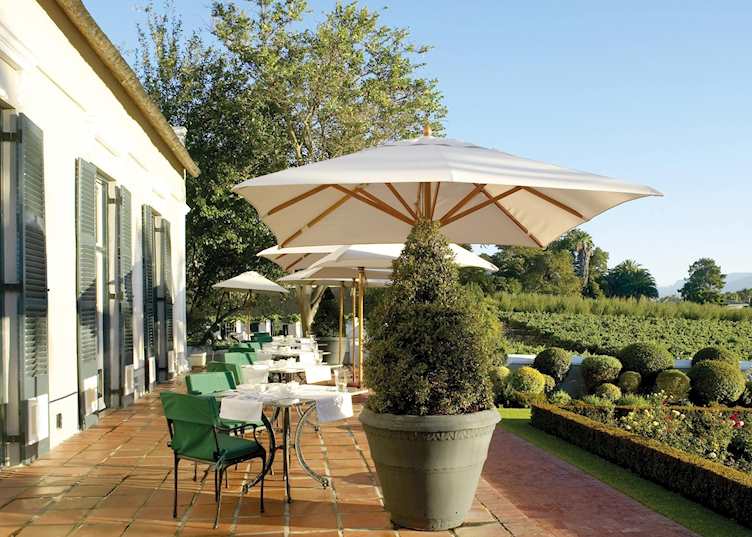 Main terrace, Grande Roche Hotel, Paarl