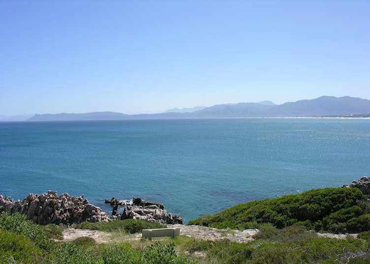 View from De Kelders across Walker Bay