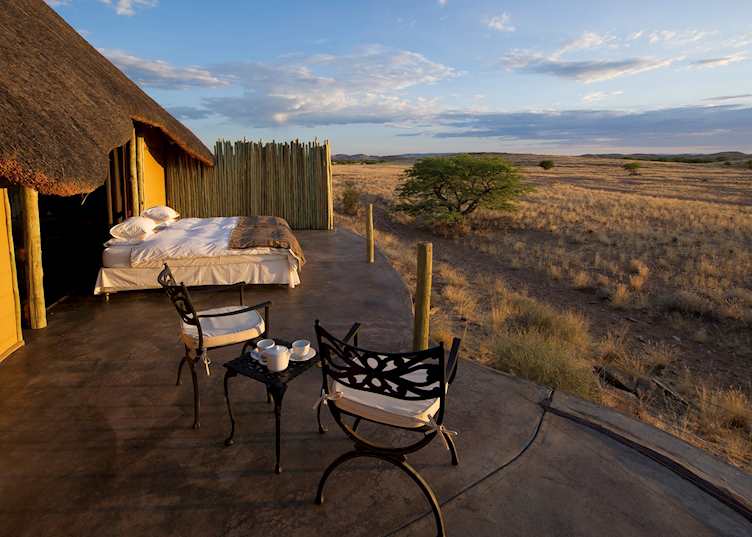 Sleep out on your private deck at Doro Nawas