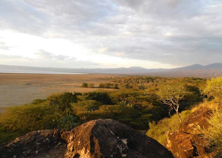 View of Lake Eyasi 