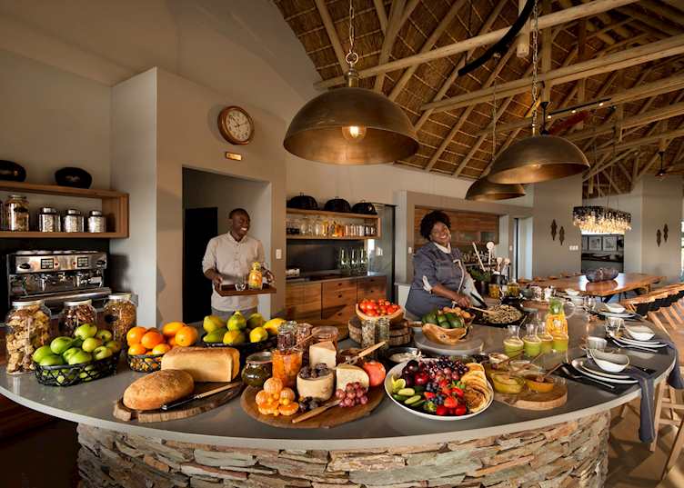 Open-plan kitchen at RockFig