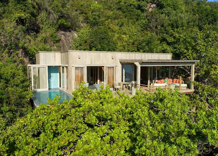 Tree top pool villa