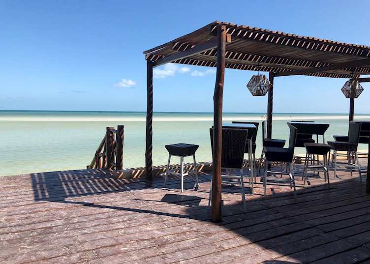 Decking area at Las Nubes 