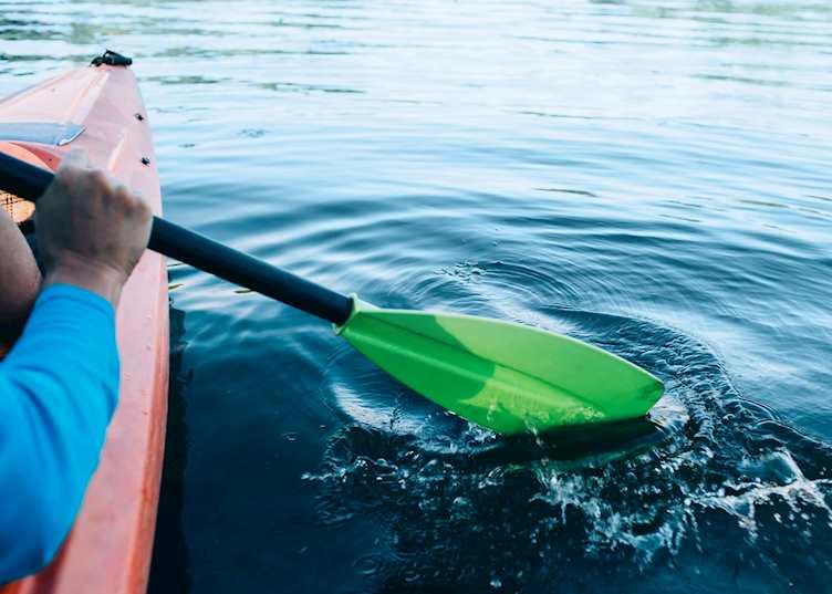 Kayaker on Lough Gill