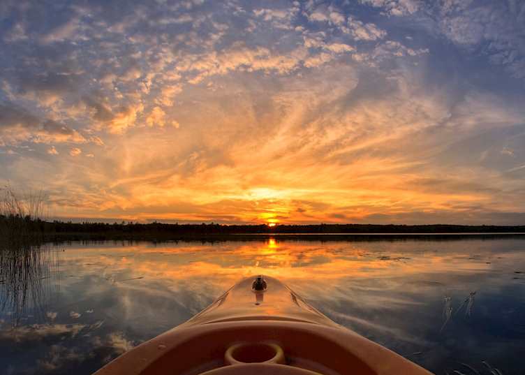 Sunset on Lough Gill