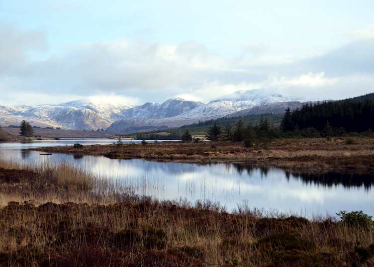 View of Erigal mountains