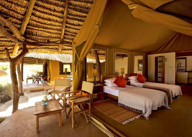 Family tent at Lewa Safari Camp