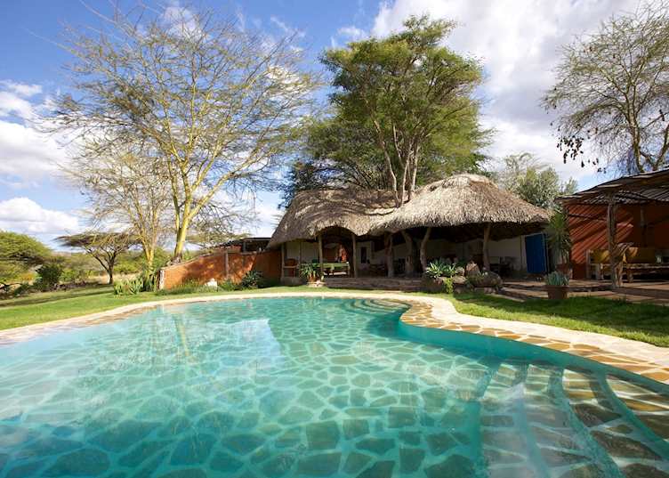 Pool area at Lewa Safari Camp