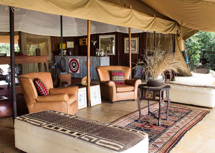 Mess area at Speke's Camp