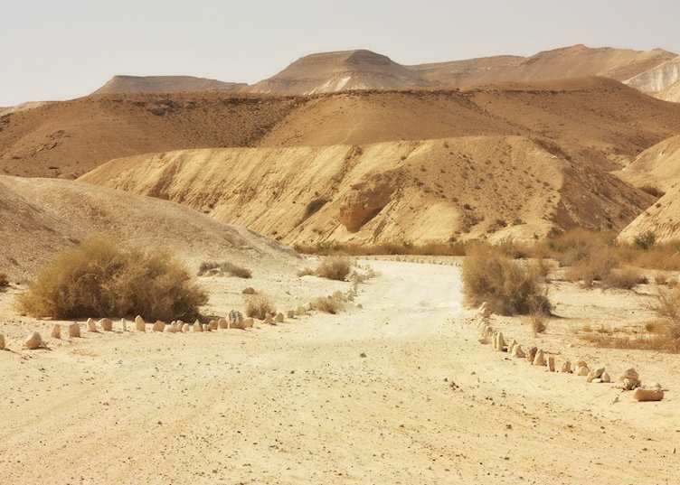Desert trail, Makhtesh Ramon