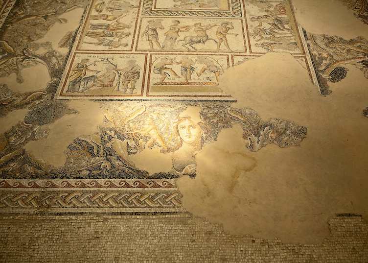 Roman mosaic of Dionysius