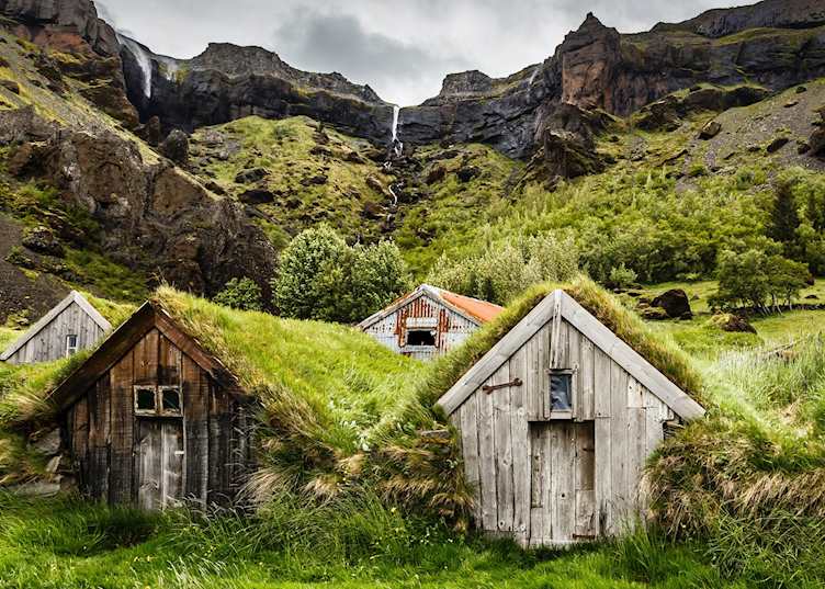 Traditional turf houses