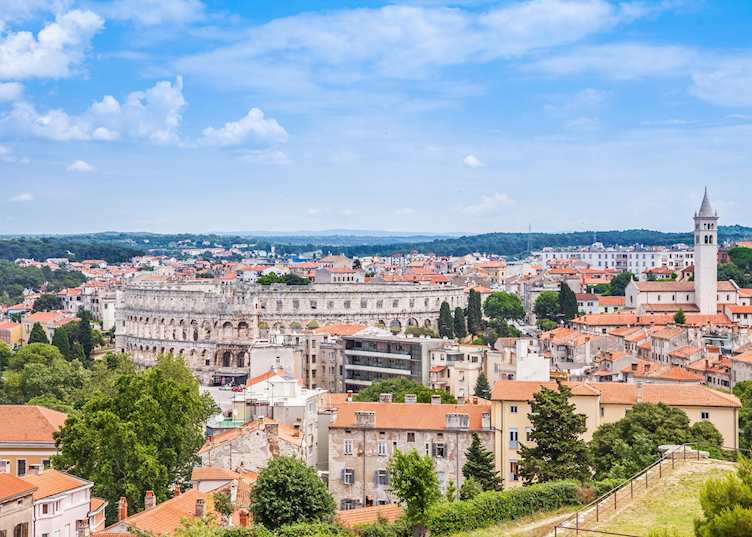 Panoramic of Pula, Istria