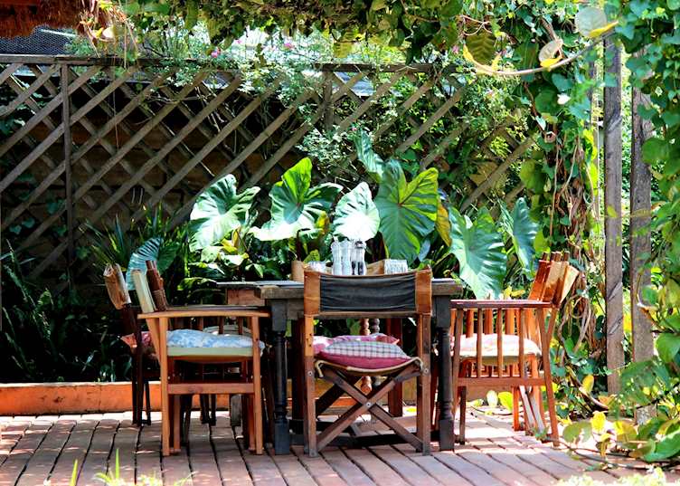 Dining at Ndali Lodge