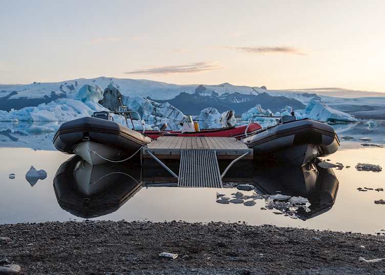 Jökulsárlón boats