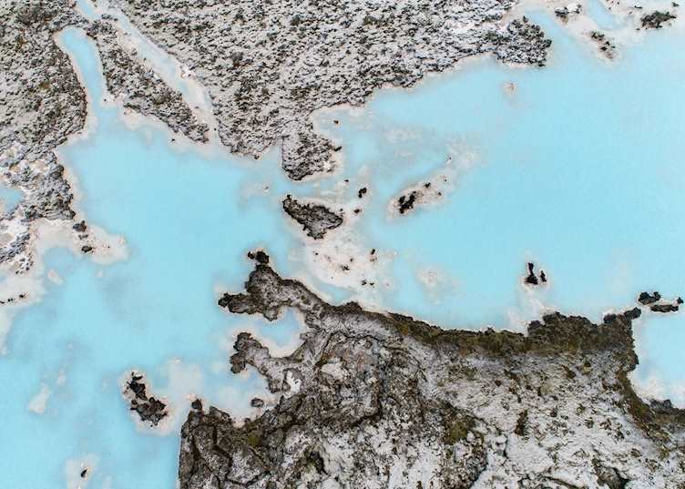Blue Lagoon from above