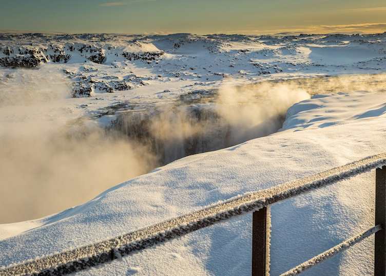 Winter at Dettifoss