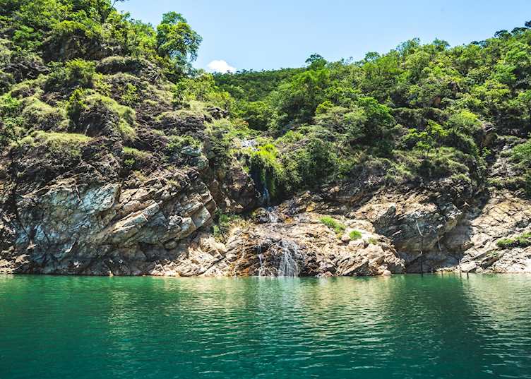 Rock formation, Furnas Lagoon, São Miguel
