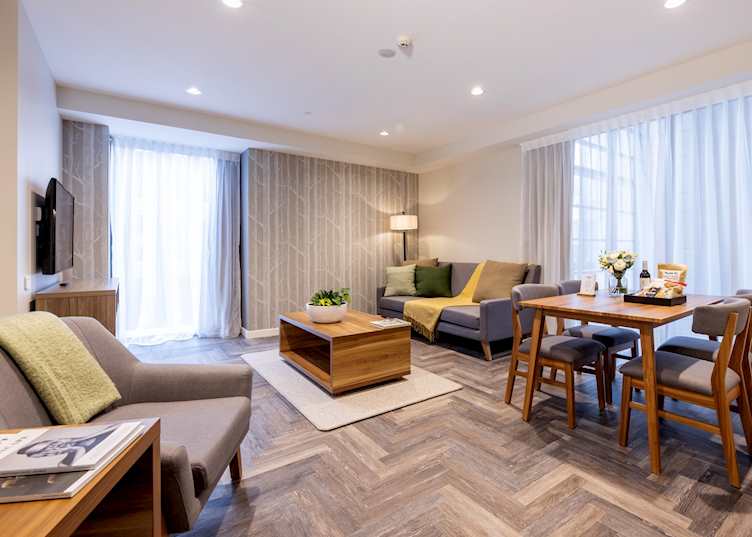 Luxe Apartment Lounge at Sudima Christchurch City