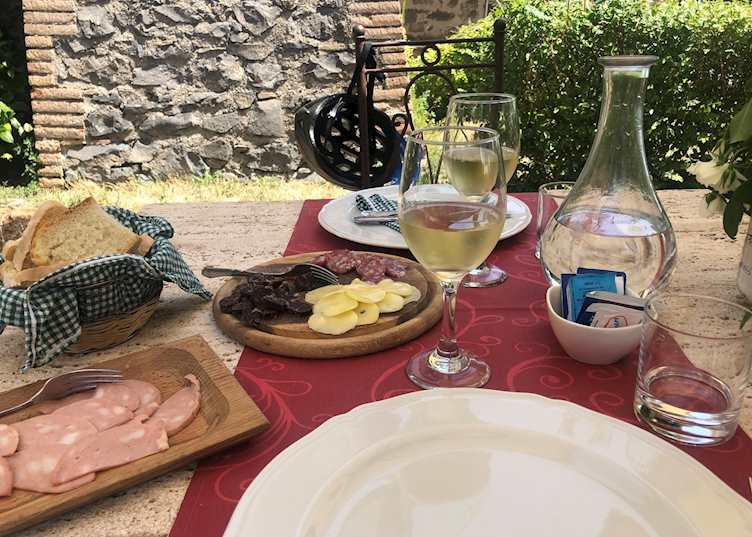 Lunch, Orvieto