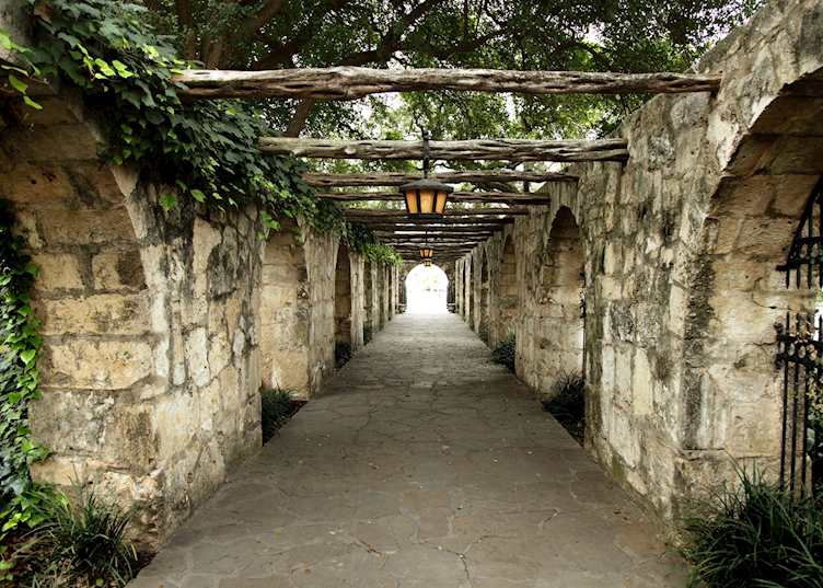 Old Corridor at the Alamo