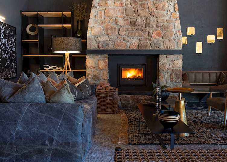 Lounge area, Bayethe Tented  Lodge, Eastern Cape Game Areas