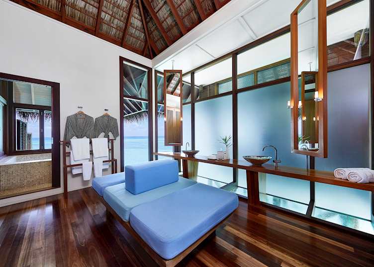 Guest bathroom, Conrad Maldives Rangali Island