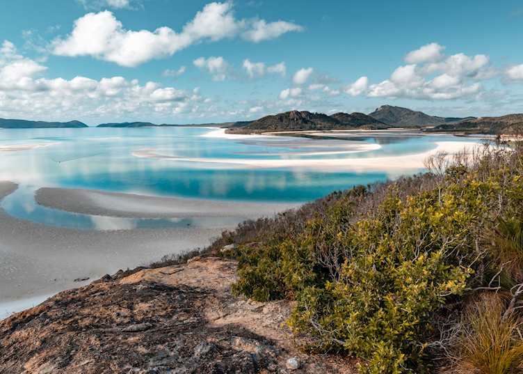 Whitehaven Beach in the Whitsunday Islands