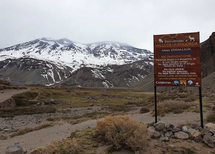 San José Volcano and Valle de la Engorda, Cajón del Maipo