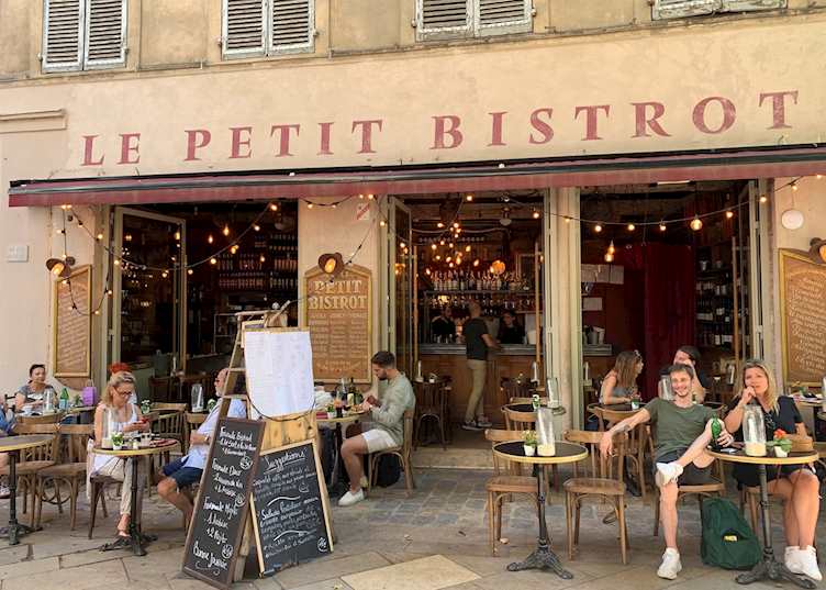 Local cafe-restaurant, France